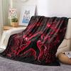 1PC Jujutsu Kaisen Patterned Flannel Blanket Suitable For All Seasons For Home Decor Warmth And Comfort Gifts Holiday Present