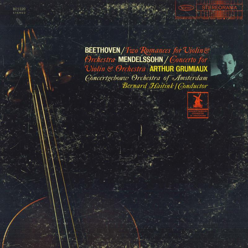 

LP Record ARTHUR GRUMIAUX BERNARD HAITINK C Mendelssohn Two Romances For Violin BC1120 EPIC US Classical Used