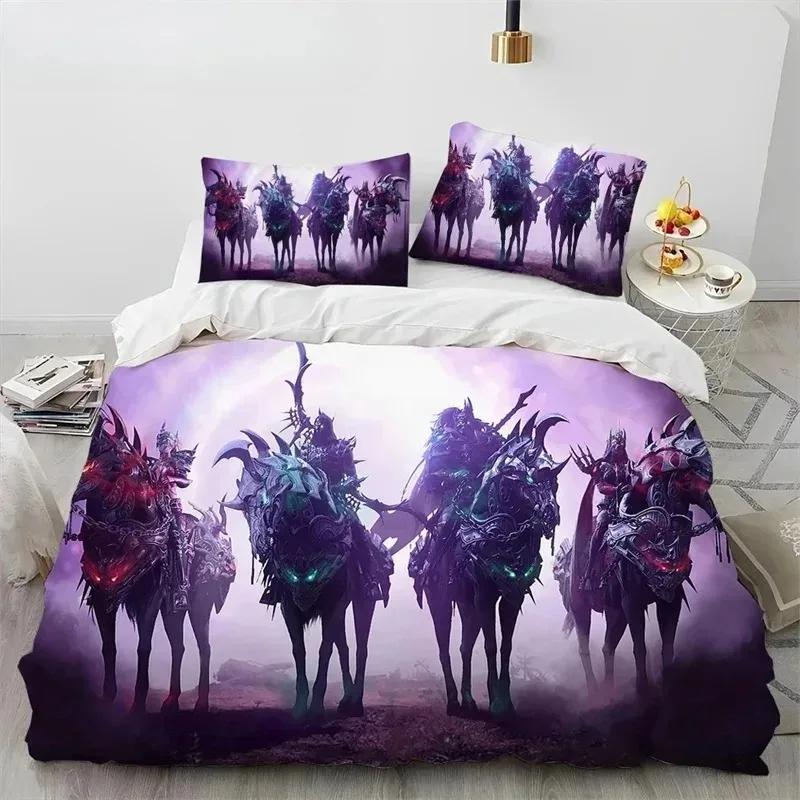3D Lost ARK Spel Gamer Tecknadstäcke Sängklädesset, Påslakan Sängset Täcke Örngott, King Queen Size Sängklädesset Gåva
