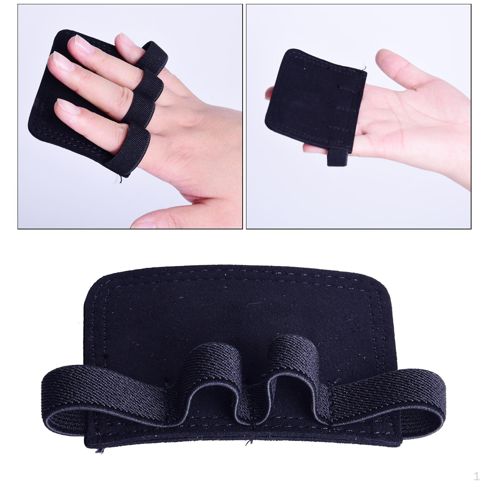 Fitness Grip Pads for Weightlifting - Leather Training Gloves