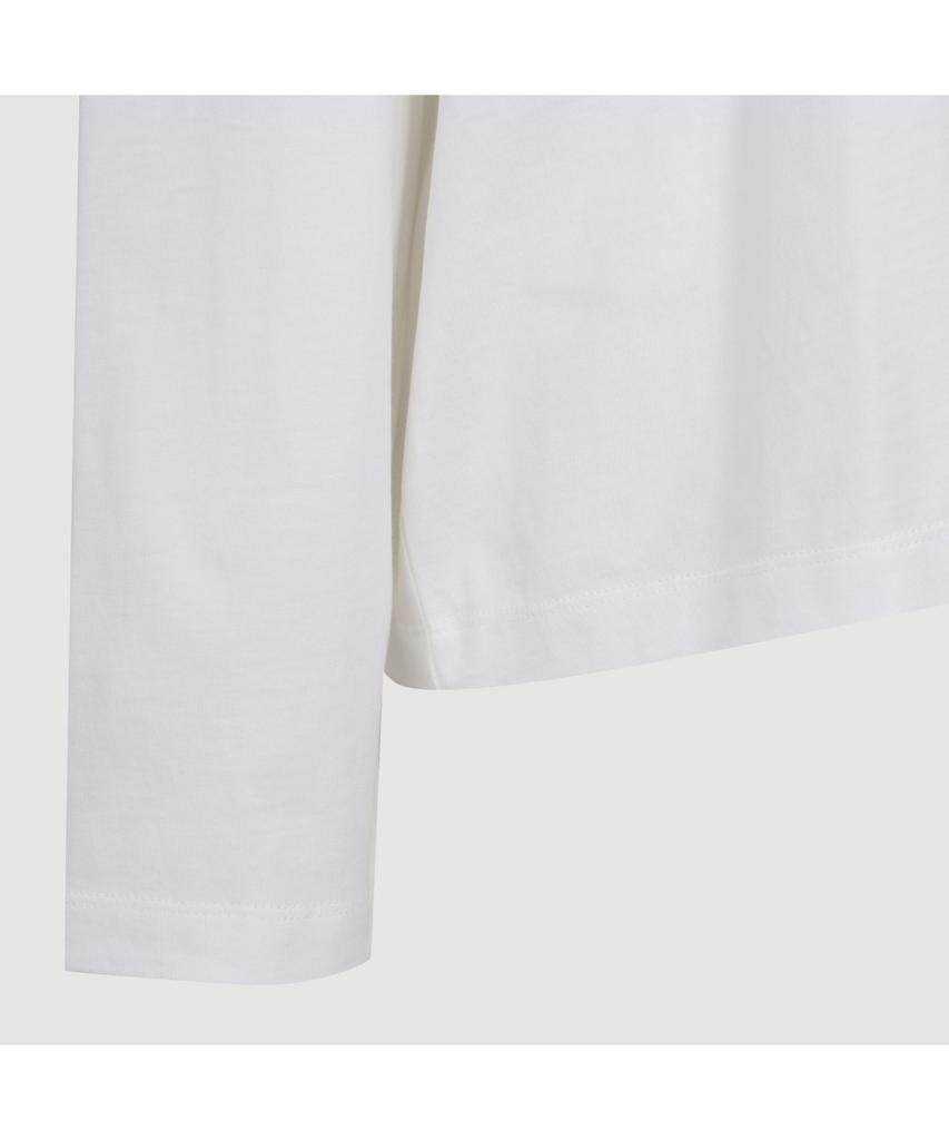 LUCKY CHOUETTE Chouette Point Long Sleeve T-Shirt (White) Lftas25270Whx