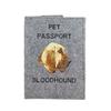 Bloodhound, St. Hubert Hound, Sleuth-hound - Dog Passport Case, Document Case, Gift for the Traveller from the Brand
