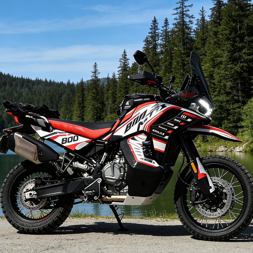 New Motorcycle Sticker Graphics Protection Kit For CFMOTO 800MT-X 800 MT X Full Paint Pattern Decorative Stickers Decals 800 MTX