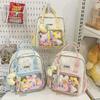 Super Cute New Anime Backpack Japanese Ins Style Transparent Girl Backpack Cute Handbag