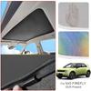 Car Sunroof Sunshade Cover For NIO FIREFLY 2025-Present Colorful Ice Nano Heat Insulation Skylight Anti-UV Auto Accessories