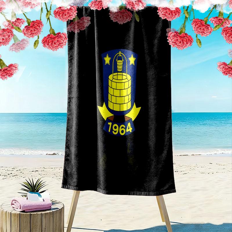 BIF Print Beach Towel, Large Soft Quick Dry Towel for Beach Camping Swimming