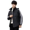 Mens Winter Down Jacket Stand Collar Short Casual White Duck Warm Coat Fashion Urban Style