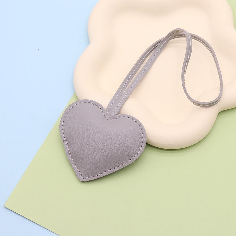 Herzförmiger Schlüsselanhänger, Rosa, Niedlicher herzförmiger Anhänger, Taschendekoration Zubehör, Schlüsselring, Geschenk, für Damen und Mädchen, Valentinstagsgeschenk