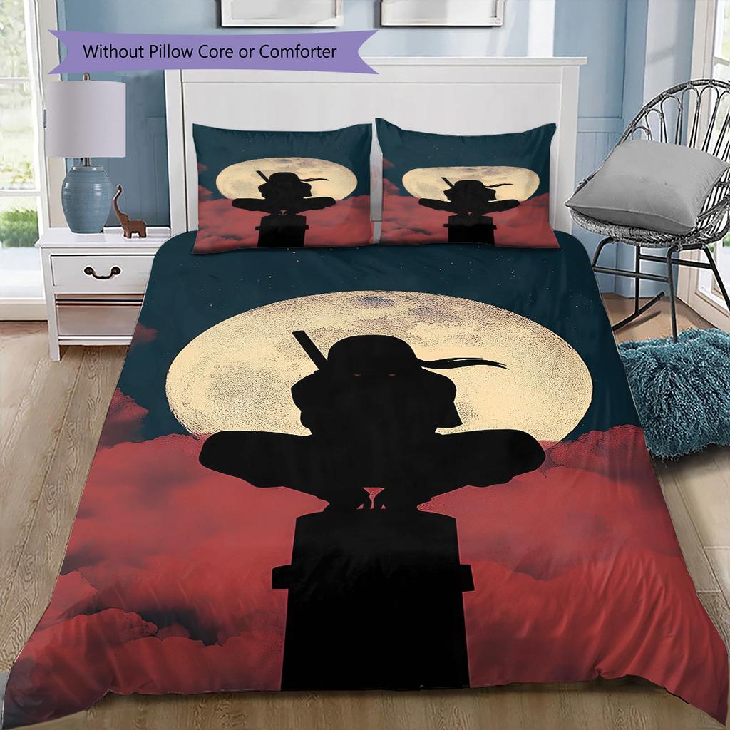 Set Copripiumino Trapuntato con Fantasia Cartone Animato Federa Decorazione per la Casa Regalo di Compleanno (1 * copripiumino + 2 * federa, senza nucleo)