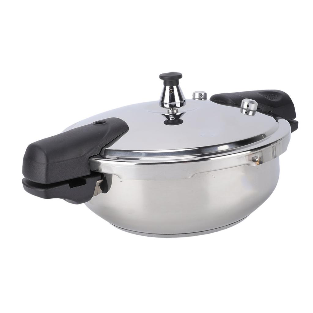 304 Edelstahl Schnellkochtopf Mini Kompakt 3L Multifunktion Schnelle Wärmeleitung Topf für Elektro- Gasherde