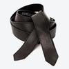 UNTAGE Slim Leather tie[Black(UNISEX)]_UTA-FA21