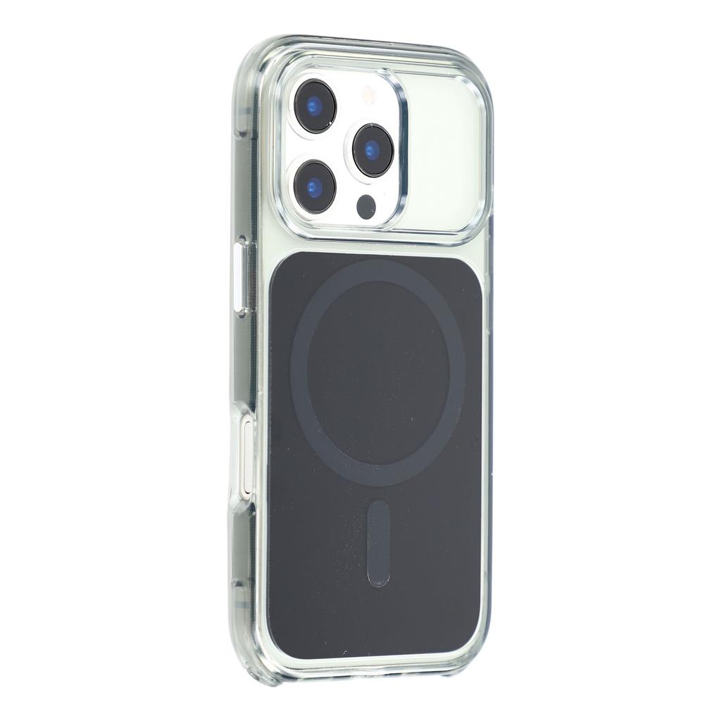 For iPhone 16 Pro Max Case Compatible with MagSafe 2 in 1 Clear TPU Acrylic Shockproof Phone Cover