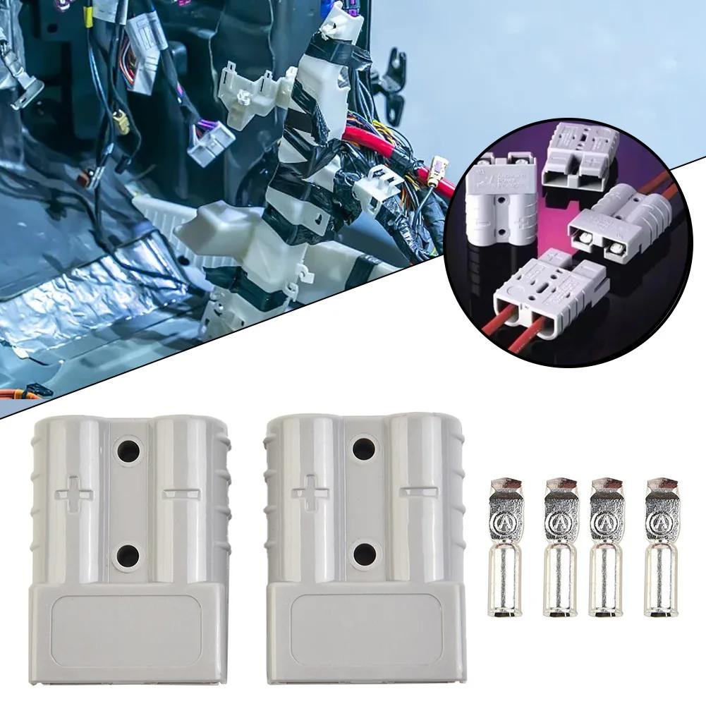 2PCS Power Connector Kit For Anderson 120A Plug Cable Terminal Battery Quick Plug Battery Charging Connector Power Tools Parts