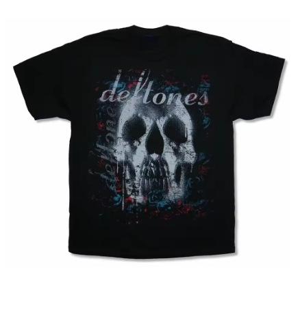 Fashion Women's T-Shirt Horror DEFTONES Skull T-Shirt Men's Harajuku Gothic Black T-Shirt Summer Boy Girl Street