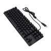 Mechanická klávesnice Blue Switch, 87 kláves, RGB podsvícení, dvoubarevné vstřikování, mechanické herní