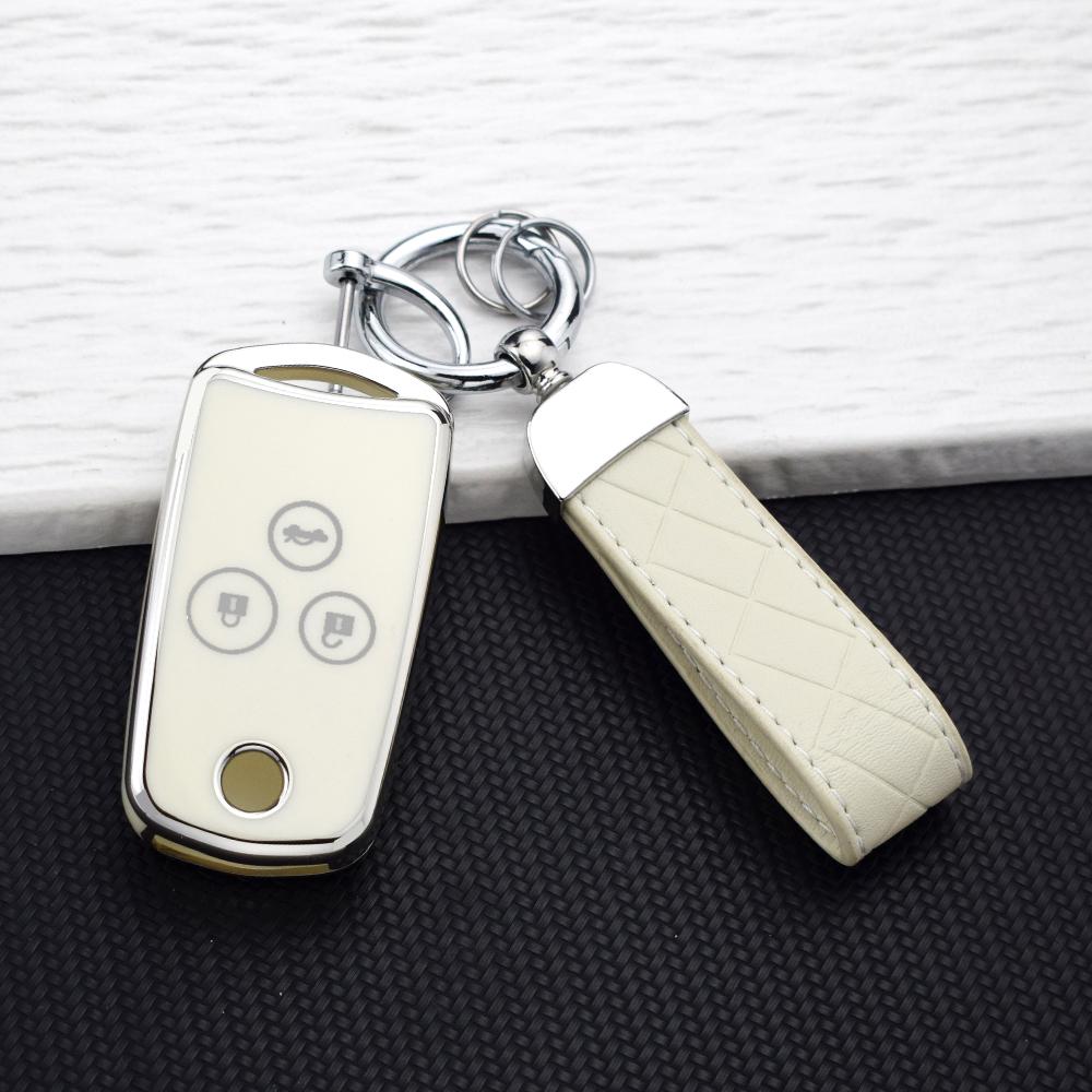 TPU Car Flip Key Case Cover For Acura TL TSX ZDX RSX CRZ Honda Civic Fit Accord CRV HRV Jazz Odyssey Car Key Chain Accessories