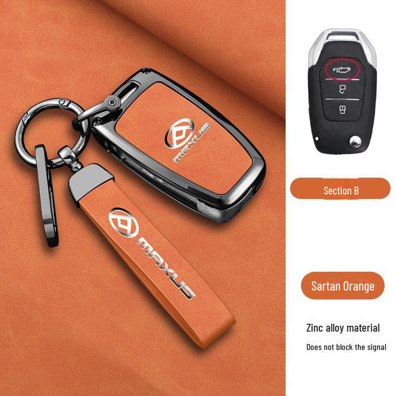 Capa de Chave SAIC Maxus D90 para Carro Maxus G50 2019 Feminino, Carcaça de Metal de Alta Qualidade com Fivela.