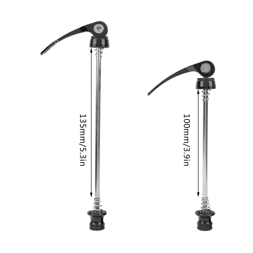 2Pcs   Wheel Hub Skewers Mountain Bike Road Bike Axle Quick Release Skewer Lever