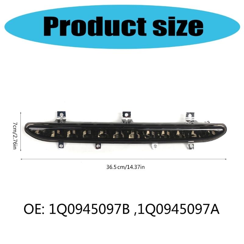 High Mount 3rd Brake Light Lamp for 2006-2016 1Q0945097B 1Q0945097A Replacement Third Brake Tail Rear Brake Light