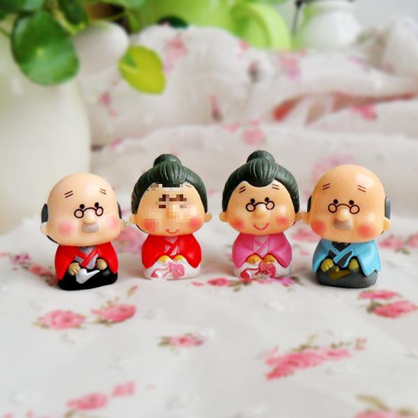 Charming 'Grow Old Together' 3D Magnetic Fridge Magnet - Pastoral Wedding Home Décor