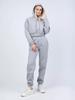 European and American Sports Women's Suit, Zipper Cardigan, Solid Color Top, Long Lace-up Casual Pants Two-piece Set
