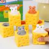 Antistress Animali Formaggio Topo Formaggio Pizzico Divertente Palla Antistress Sfogo Tazza Scoiattolo Giocattolo Scherzo Giocattoli Fidget