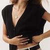 Street Style Knit Vest With 3d Spliced Pattern For Women Winter Fashion
