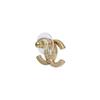 CHANEL Rhinestone Stud Earrings Women's ABD104-B16157-NW375