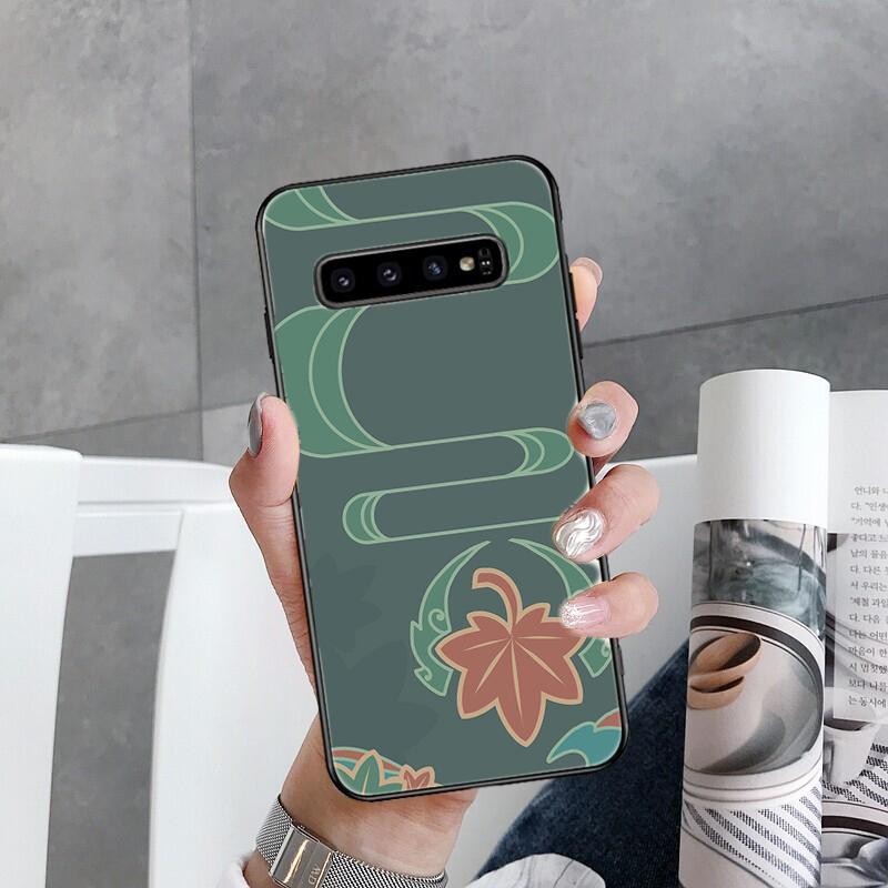 Vyrobeno Xiao Kazuha Venti Ayaka vizitka Pouzdro na telefon pro Samsung Galaxy S22 S20 Ultra S20 S22 Plus S21 S10 S9 S8 Plus S10E S20 FE