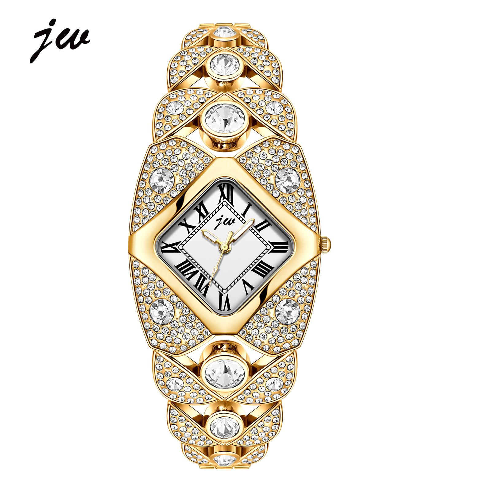 Diamond-Encrusted Light Luxury Bracelet Niche Quartz Women S Watch