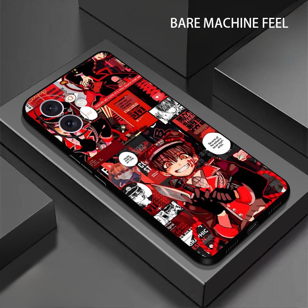Toilet Bound Hanako Kun Anime Phone Case For iPhone 17 16 15 14 13 12 11 X XR XS 8 Plus Mini Pro Max Soft Black Shockproof Cover