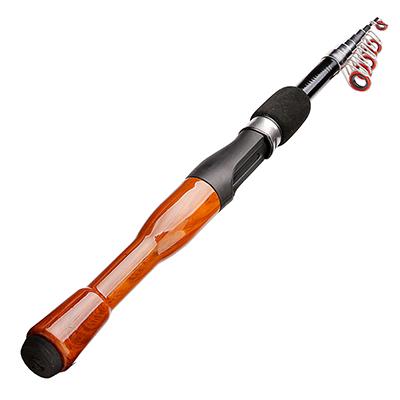 Ultra-short Section Sea Rod Portable Telescopic Small Sea Rod Lure Fishing Rod 1.3-1.8m Carbon Spinning Casting Baitcasting Light Travel Lure Rod