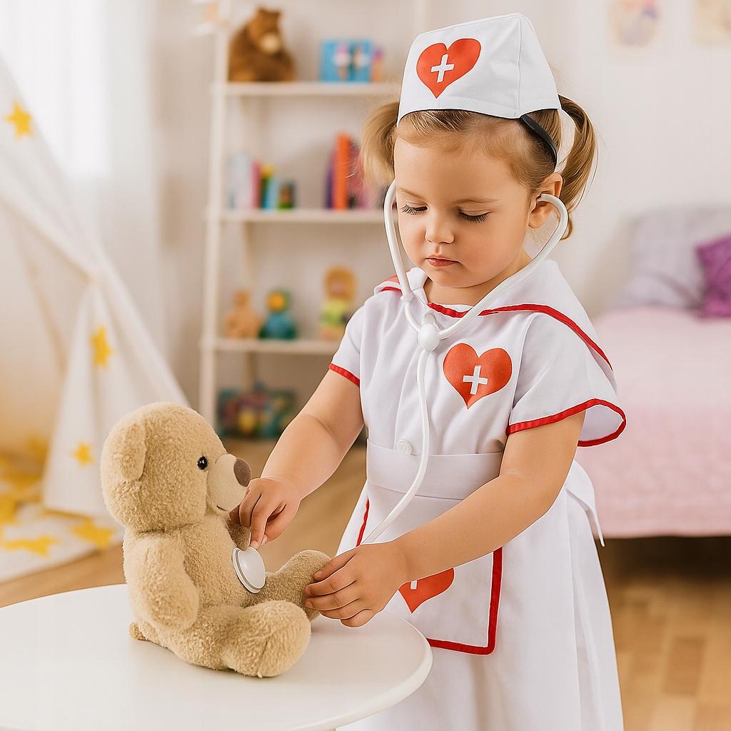 [PACZA] Set for girls Nurse Costume Lady Doctor Physician H44