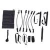 Pilates Bar Kit 20 30 40 Lbs Resistance Bands Adjustable Pilates Workout Equipment with Storage Bag for Home Fitness