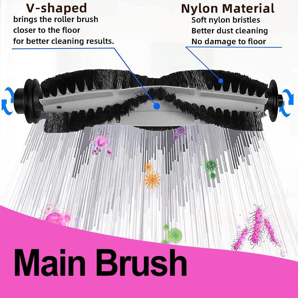 Kits Roller Brush Filters Replacement Cleaning Tool