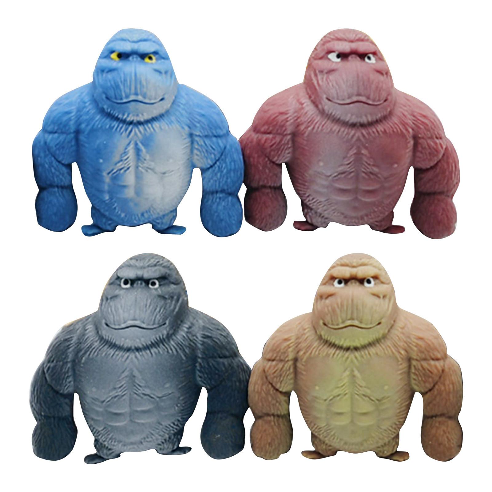 

Мячи-антистресс для детей, забавные игрушки-обезьянки для снятия стресса, идеальные инструменты для сенсорных игр, эластичные игрушки, сувениры на день рождения для мальчиков и девочек One Size