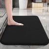 Solid Color Thickened Bathroom Non-slip Foot Mat Shower Room Door Absorbent Mat Dirt-resistant Toilet Mat Furry Mat