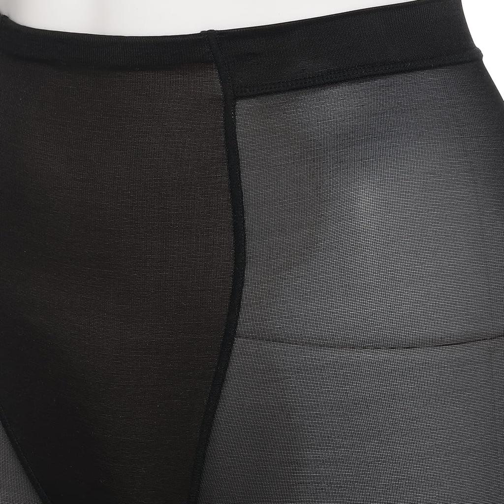 Atsugi Waist Shapewear Shorts Long Can Be Worn Black [ASTIGU] [Sou] Girdle, Length, Sweat-Wicking, Quick-Drying, Alone, Women's, 80513K,