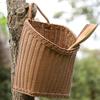 Wall Hanging Basket with Handle Open-Top Storage Container Sturdy for Dorm Rooms
