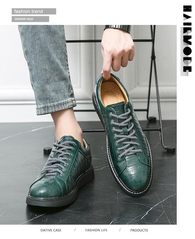 Herren Schnür-Lederschuhe Europäisch: Formelle & Lässige Frühjahrs-/Sommermode, Große Größen