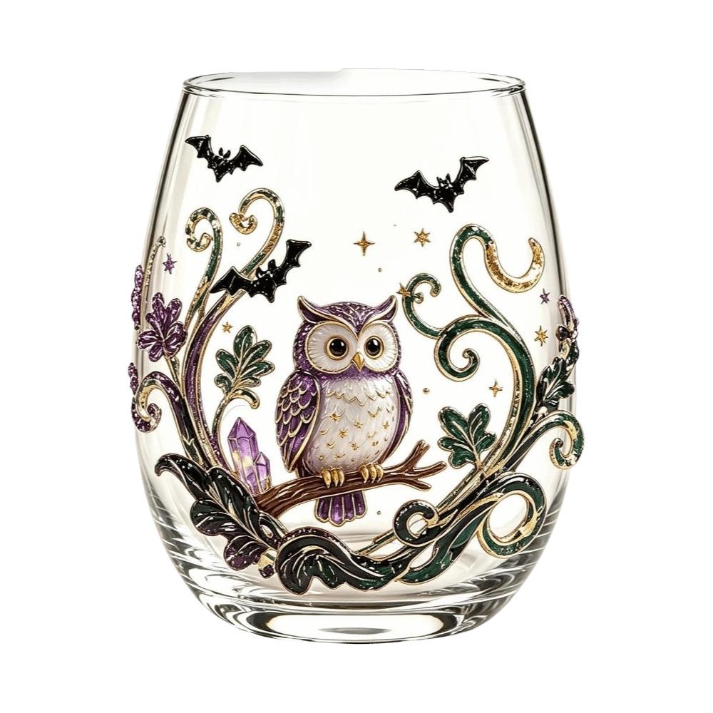 Pumpkin Tentacle Halloween Glass Skull Ghost Drinking Wine Cup Gothic Halloween Art Cup Cocktail