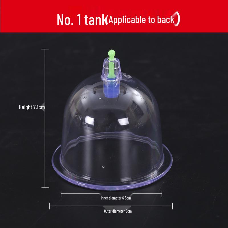 Home Cupping Device: Large Single Can Vacuum Suction Set