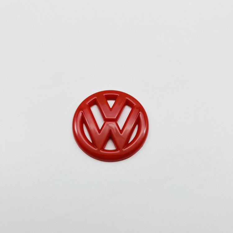 

2026 Hot For VW VOLKSWAGEN 1PC Steering Wheel Emblem Sticker for Volkswagen Models: Tiguan, Tharu, Tayron, Teramont, T-Roc, Sant