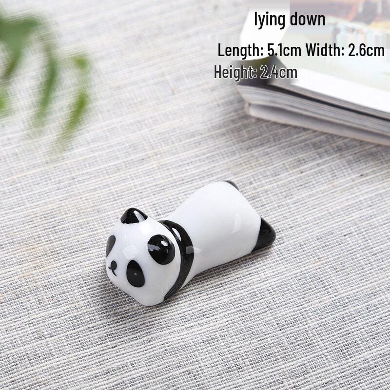 Cute Ceramic Panda Chopstick Rest