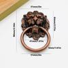 Pack of 5 Antique Styles Stylish Lion Heads Knobs Sturdy Alloy Materials Convenient for Wardrobes and Drawers Use