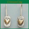 Stunning Heart Shaped Earrings For Women Fashion Forward Alloy Geometric Design For Winter Fashion