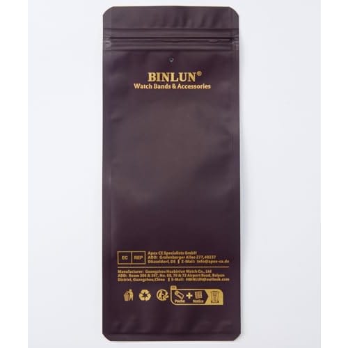 BINLUN Genuine Leather Watch Band with Crocodile Pattern, Quick Release, Replacement Strap for Men and Women, 18mm, 19mm, 20mm, 21mm, 22mm, Breathable