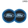 7 Colors LED Car Cup Holder Lights Luminous Coaster Water Cup Pad For Ford Escape Kuga Mondeo Ecosport Fiesta Focus 2 3 MK1 MK2 FKZLV1