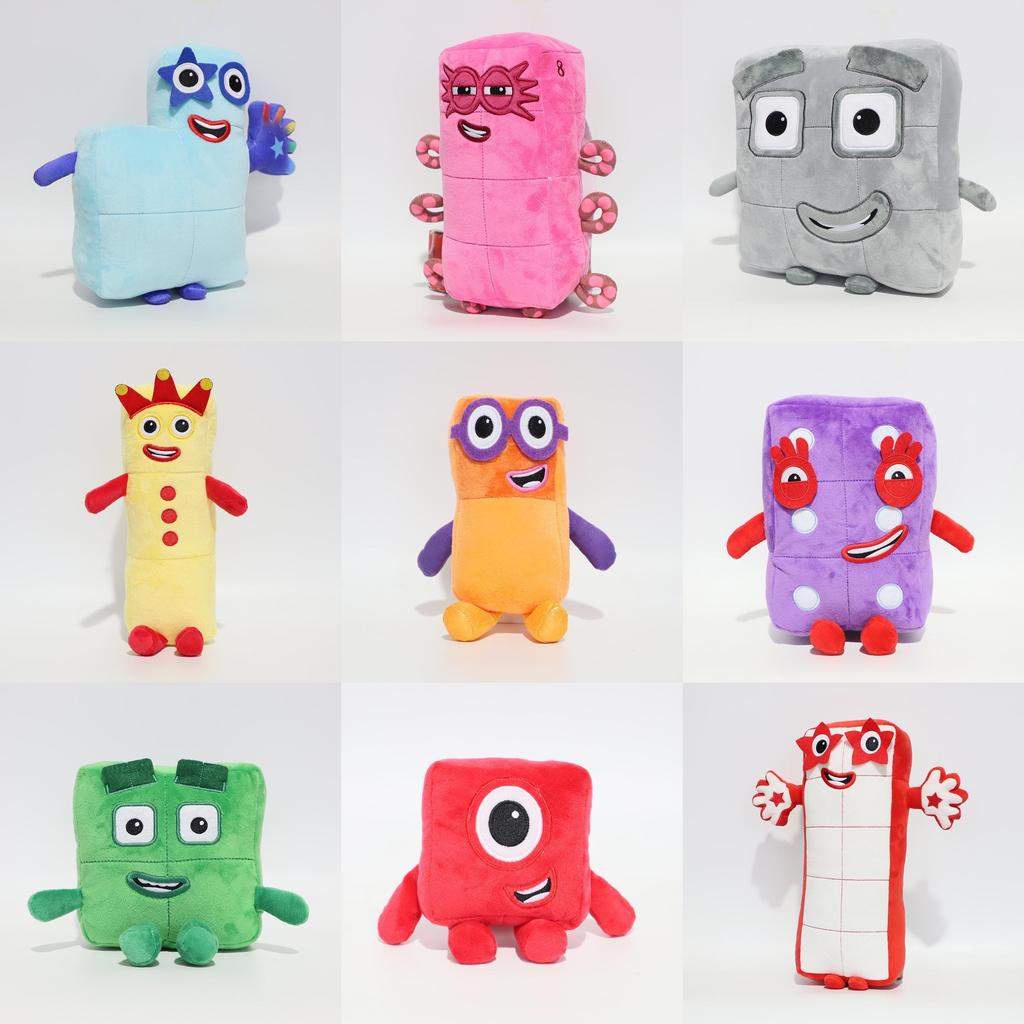 Peluche Numberblocks Jouet Éducatif Doux Pour Enfants Pour L'apprentissage des Mathématiques Et Cadeau