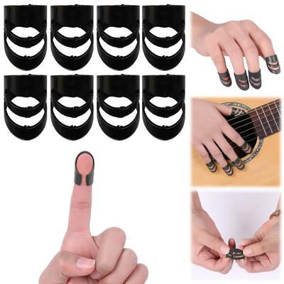 8Pcs Alaska Guitar Picks S M L XL Finger Picks Stringed Instrument Finger Picks for Acoustic Electric Guitar
